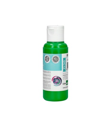 Pintura acrilica liderpapel bote de 80 ml verde