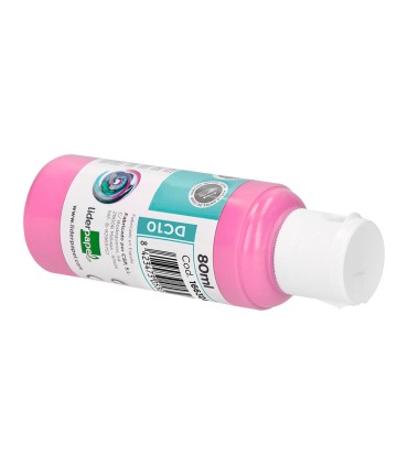 Pintura acrilica liderpapel bote de 80 ml rosa