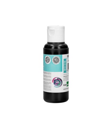 Pintura acrilica liderpapel bote de 80 ml negro