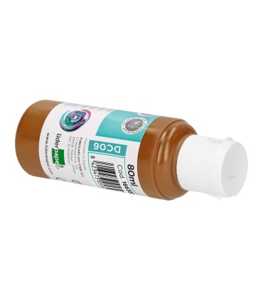 Pintura acrilica liderpapel bote de 80 ml marron