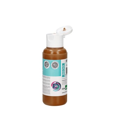 Pintura acrilica liderpapel bote de 80 ml marron