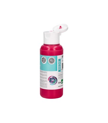 Pintura acrilica liderpapel bote de 80 ml magenta