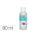 Pintura acrilica liderpapel bote de 80 ml blanco