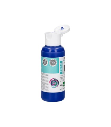 Pintura acrilica liderpapel bote de 80 ml azul ultramar