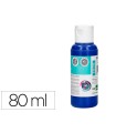 Pintura acrilica liderpapel bote de 80 ml azul ultramar