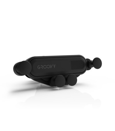 Soporte para movil groovy coche gravity color negro