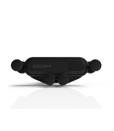 Soporte para movil groovy coche gravity color negro