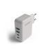 Cargador de pared groovy 2 usb 2 usb c 48a color blanco