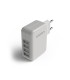 Cargador de pared groovy 2 usb 2 usb c 48a color blanco