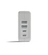 Cargador de pared groovy 2 usb 2 usb c 48a color blanco