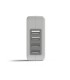 Cargador de pared groovy 2 usb 2 usb c 48a color blanco