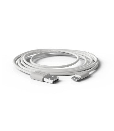 Cable groovy usb a a tipo c longitud 2 mt color blanco