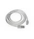 Cable groovy usb a a micro usb longitud 2 mt color blanco