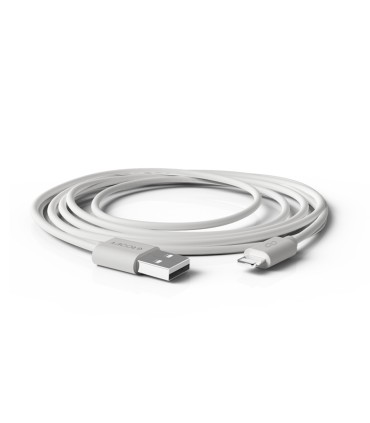 Cable groovy usb 20 a apple lightning longitud de cable 2 metros color blanco