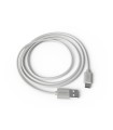 Cable groovy usb-a a tipo c longitud 1 mt color blanco