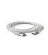 Cable groovy usb a a micro usb longitud 1 mt color blanco