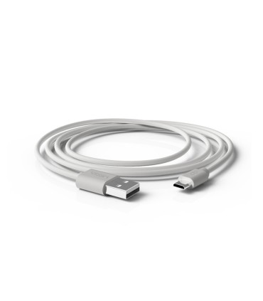 Cable groovy usb a a micro usb longitud 1 mt color blanco