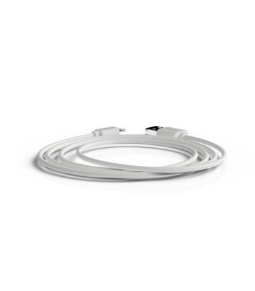 Cable groovy usb 20 a apple lightning longitud 1 metro color blanco