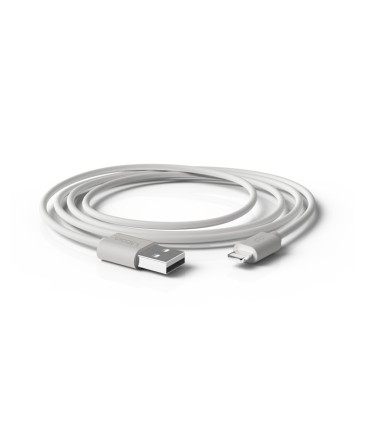 Cable groovy usb 20 a apple lightning longitud 1 metro color blanco