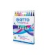 Rotulador giotto turbo soft brush punta de pincel caja de 10 unidades colores surtidos