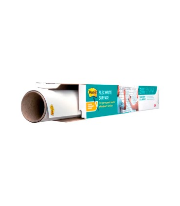 Pizarra blanca post it super sticky flex adhesiva removible rollo 609x914 cm