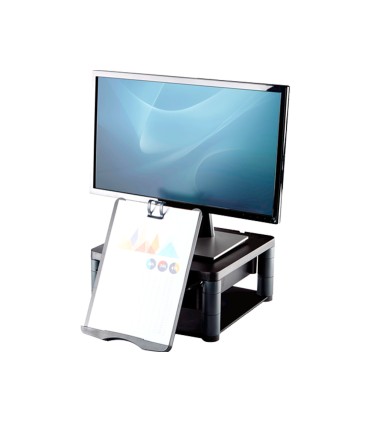 Soporte fellowes para monitor plus ajustable en 5 alturas 64 mm a 165 mm hasta 36 kg color grafito 165x335x344 mm