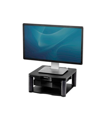 Soporte fellowes para monitor plus ajustable en 5 alturas 64 mm a 165 mm hasta 36 kg color grafito 165x335x344 mm