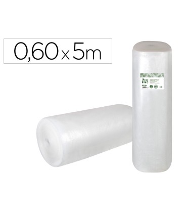 Plastico burbuja liderpapel ecouse 060x5m 30 de plastico reciclado