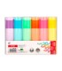 Rotulador liderpapel fluorescente pastel punta biselada estuche de 6 unidades colores surtidos