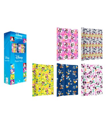 Papel de regalo basika disney rollo de 70 x 200 cm modelos surtidos