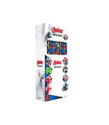 Papel de regalo basika marvel rollo de 70 x 200 cm 60 gr modelos surtidos