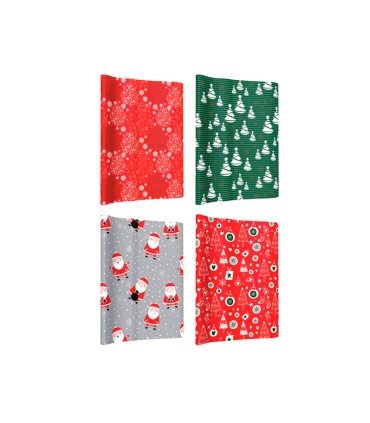 Papel de regalo basika navidad rollo ancho 1 mt longitud 3 m modelos surtidos gramaje 50 gr