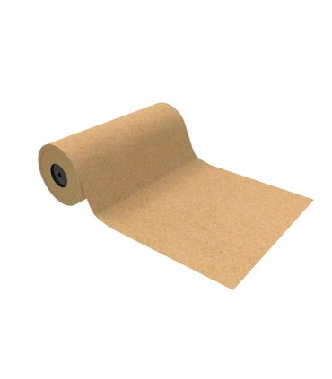 Papel de regalo basika kraft liso natural ancho 31 cm longitud 80 m