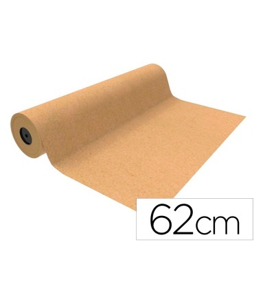 Papel de regalo basika kraft liso ancho 62 cm longitud 80 m