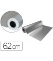 Papel de regalo basika metalizado plata bobina ancho 62 cm longitud 80 m