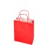 Bolsa papel q connect celulosa rojo l con asa retorcida 320x400x14 mm