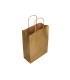 Bolsa papel q connect kraft oro l con asa retorcida 320x400x14 mm