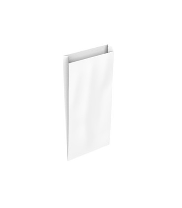 Sobre papel basika celulosa blanco con fuelle m 200x350x60 mm paquete de 25 unidades