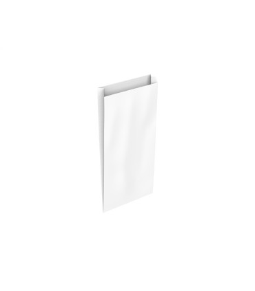 Sobre papel basika celulosa blanco con fuelle s 150x300x60 mm paquete de 25 unidades