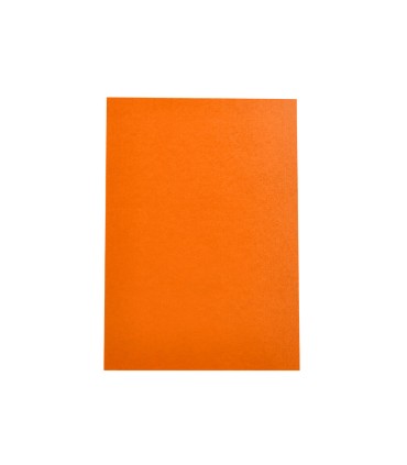 Tapa encuadernacion liderpapel carton a4 09mm naranja fluor paquete de 50 unidades