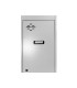 Taquilla metalica simonlocker 2 puertas con cerradura respiradero y etiquetero gris gris 1800x500x300 mm