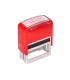 Sello entintado automatico q connect pagado almohadilla 14x38 mm color rojo