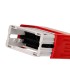 Sello entintado automatico q connect pagado almohadilla 14x38 mm color rojo