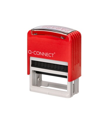 Sello entintado automatico q connect pagado almohadilla 14x38 mm color rojo