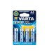 Pila varta alcalina longlife power aa tipo lr 06 blister de 4 unidades