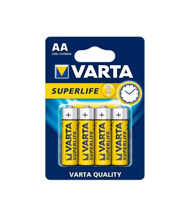 Pila varta salina superlife aa tipo r 06 blister de 4 unidades