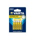 Pila varta salina superlife aaa tipo r 03 blister de 4 unidades