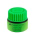 Tinta rotulador faber castell textliner fluorescente 1549 con sistema capilar color verde bote 30 ml