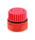 Tinta rotulador faber castell textliner fluorescente 1549 con sistema capilar color rojo bote 30 ml