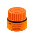 Tinta rotulador faber castell textliner fluorescente 1549 con sistema capilar color naranja bote 30 ml